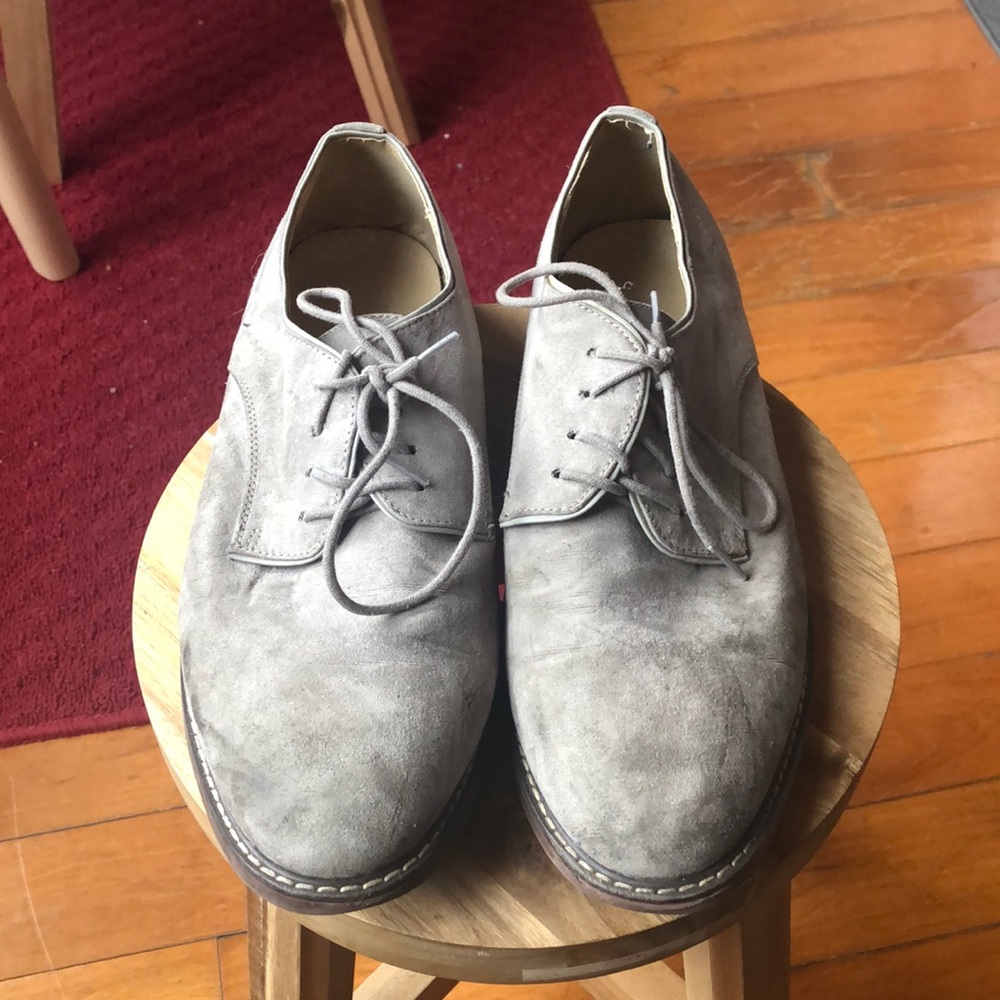 Suede dress shoes